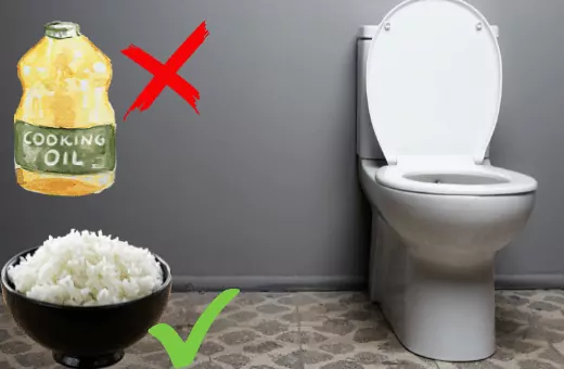 what happens if you flush food down the toilet