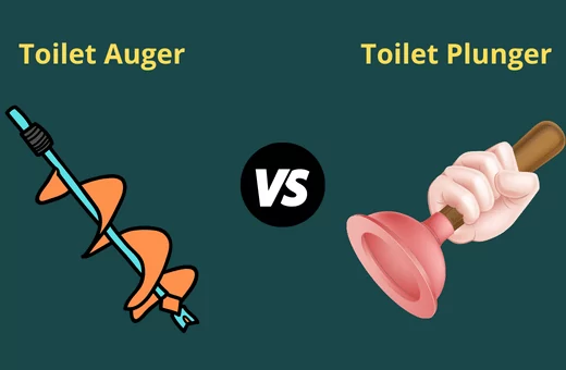 toilet auger VS toilet Plunger